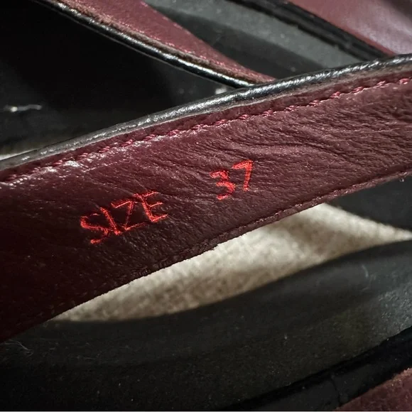 Staud Black Croc Tessa Sandals Size 37 Or Size US 7 $295 - Picture 4 of 7